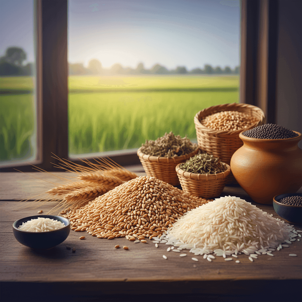 Organic Grain Selection